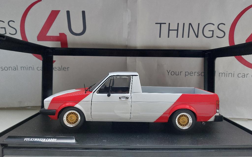 Solido 1:18 Volkswagen VW Caddy Mk1 Red Cowboy Racing, Ophalen of Verzenden, Nieuw, Auto, Solido