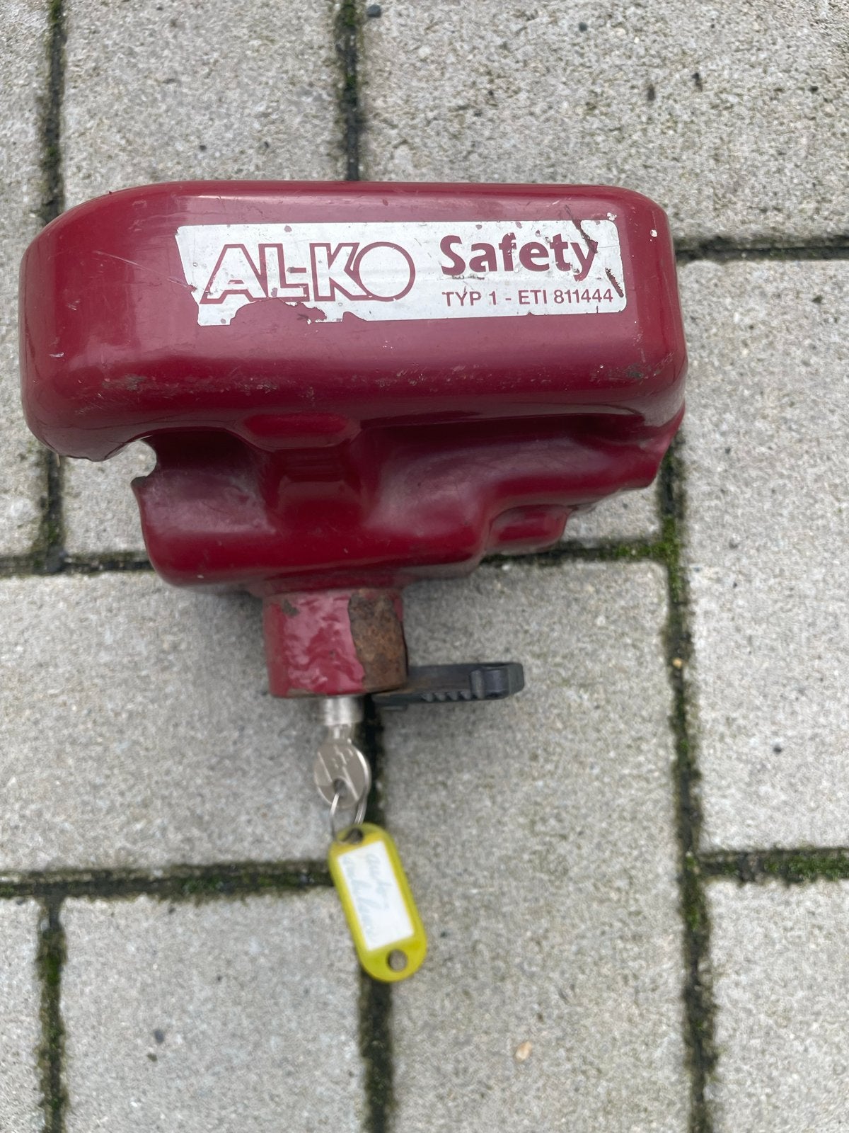 AL-KO Safety Koppeling Slot - Rood, Auto diversen, Ophalen of Verzenden, Gebruikt