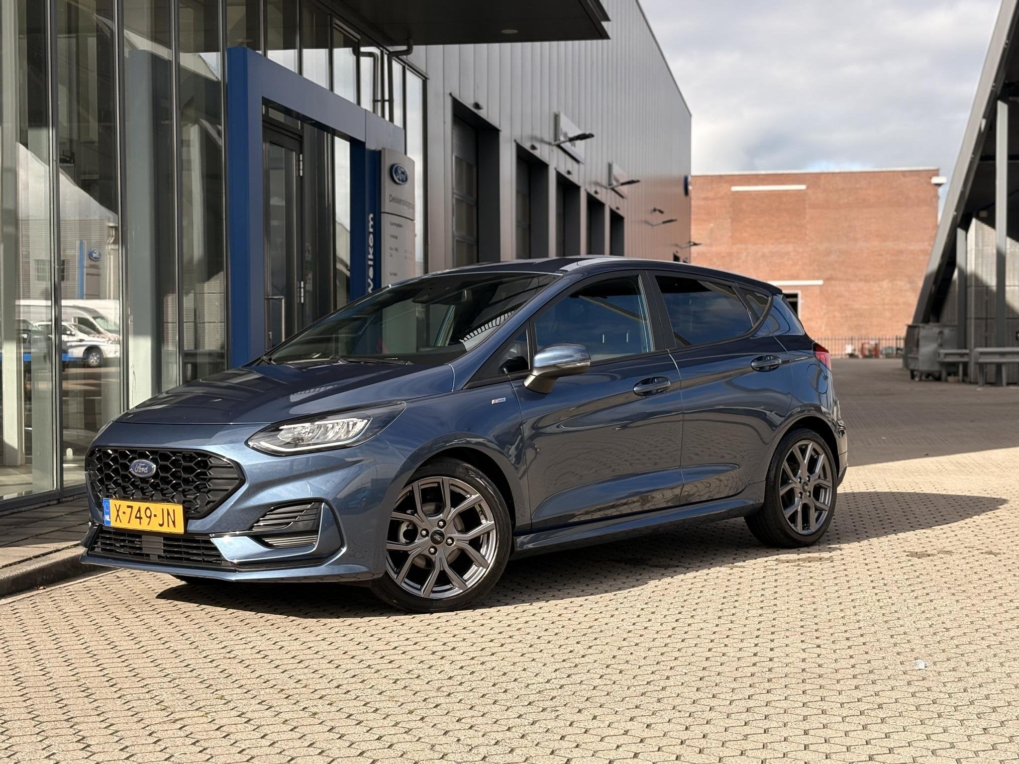 Ford Fiesta 1.0 EcoBoost Hybrid ST-Line Winter Pack I Apple, Auto's, Ford, Voorwielaandrijving, Gebruikt, Euro 6, Blauw