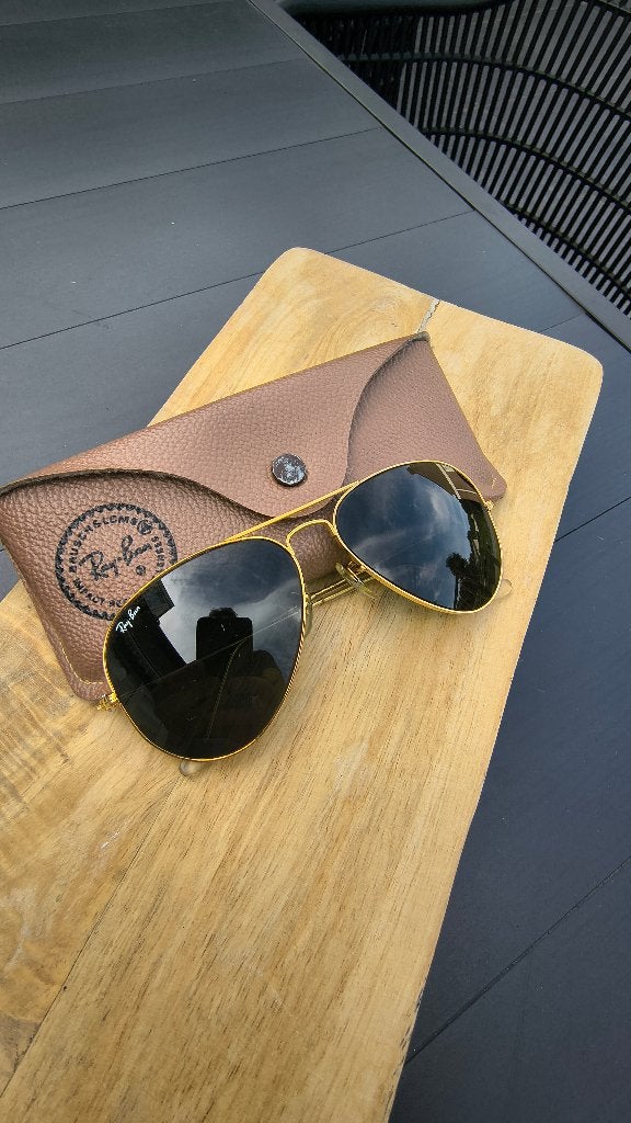 Vintage Ray-Ban B&L USA Aviator G-15 58-14, Sieraden, Tassen en Uiterlijk, Zonnebrillen en Brillen | Heren, Zonnebril, NVT, Ophalen of Verzenden