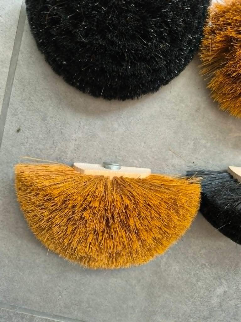 3 Ragebol borstels 2x zwart 1x bruin, Huis en Inrichting, Ophalen, Bezem of Borstel