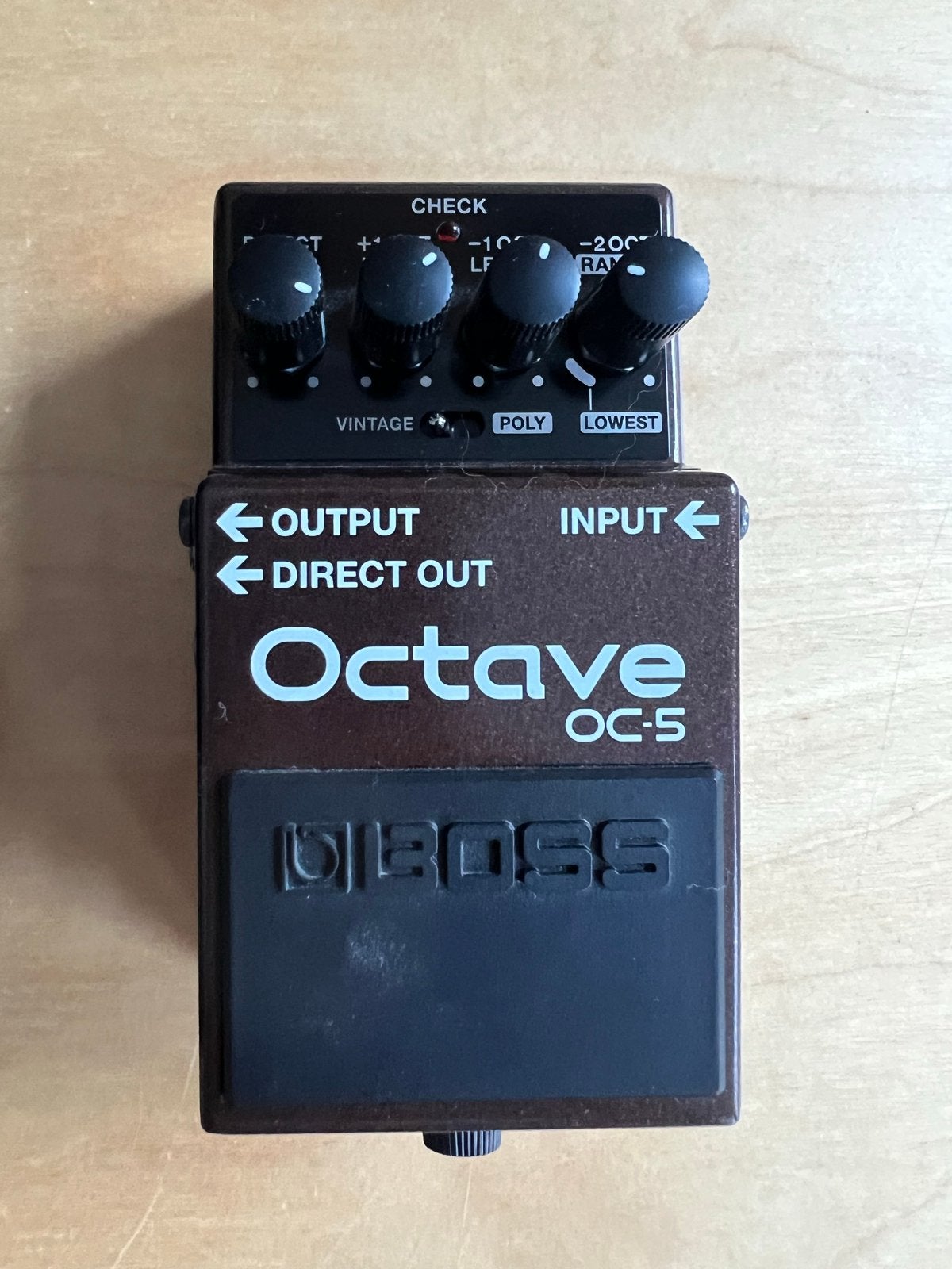 Boss OC-5 Octave Pedaal - Zo goed als nieuw, Ophalen of Verzenden, Zo goed als nieuw, Overige typen