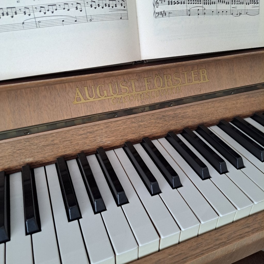 August Förster Piano - Bruin, in goede staat, Ophalen, Gebruikt, Bruin, Piano