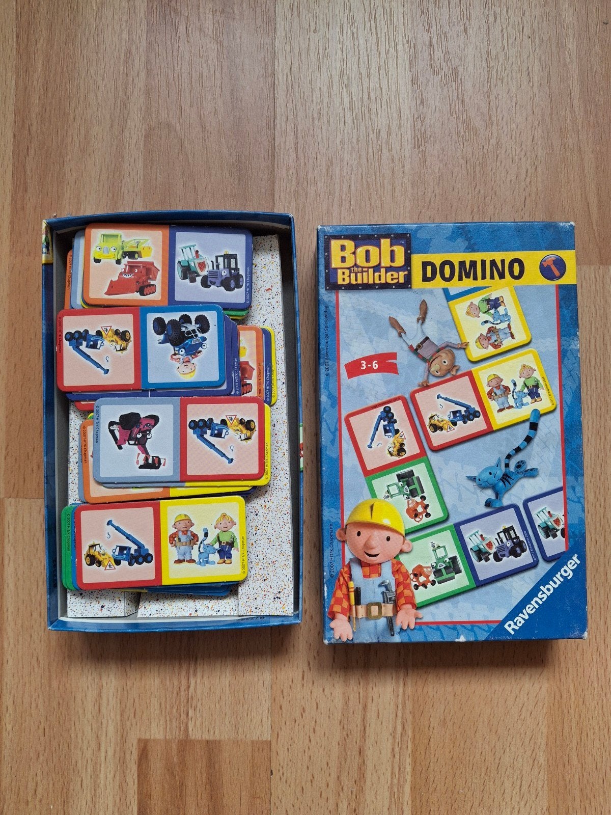Bob de Bouwer, Domino,  3-6 jaar, Een of twee spelers, Ophalen of Verzenden, Zo goed als nieuw, Ravensburger