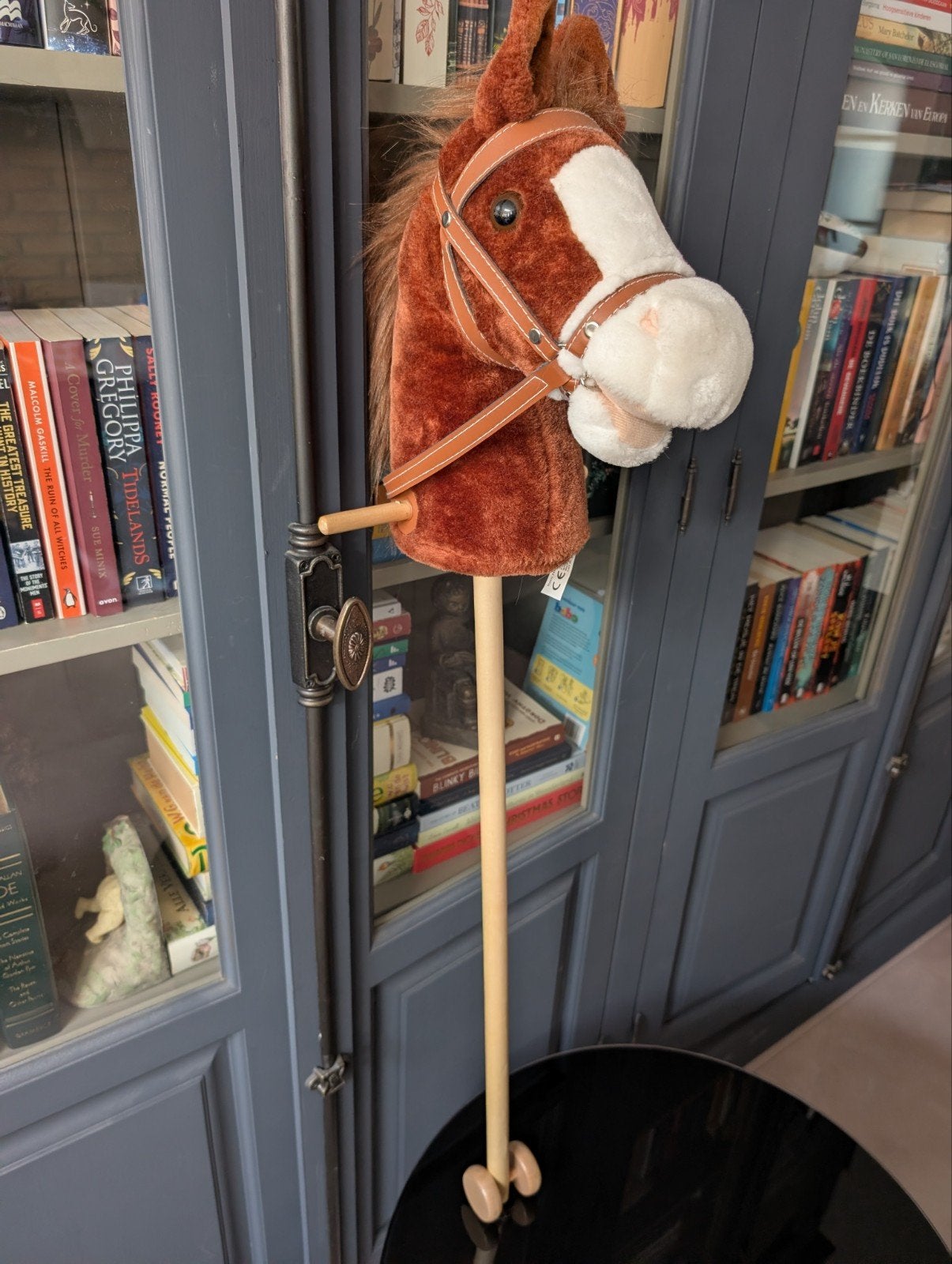 Houten stokpaard met geluid, Ophalen, Zo goed als nieuw, Jongen of Meisje