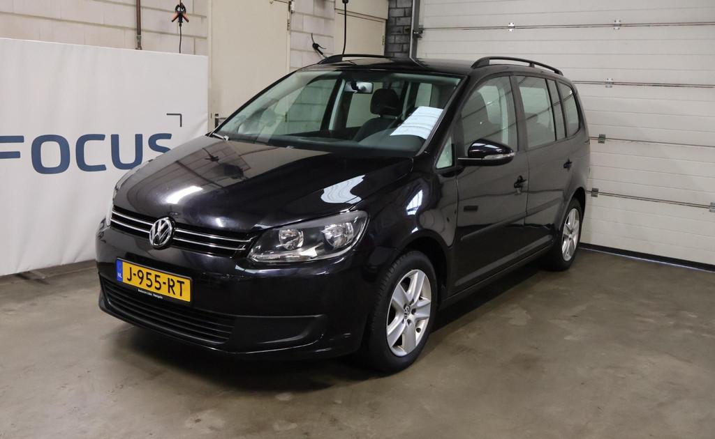 Volkswagen Touran 1.2 TSI Trendline BlueMotion Trekhaak Airc, Euro 5, 4 cilinders, Zwart, Handgeschakeld