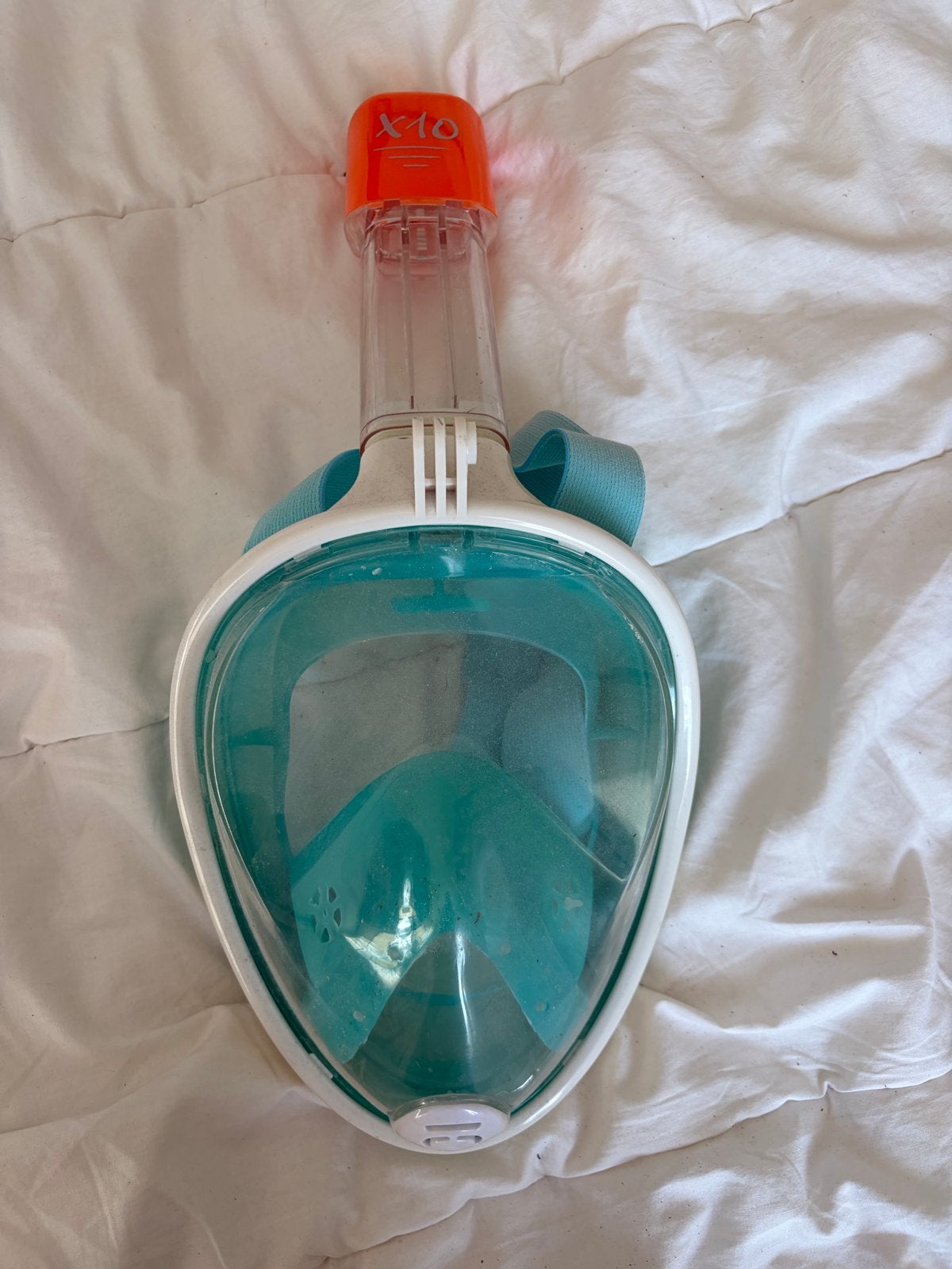 Snorkelmasker X10 - Volgelaatsmasker, Ophalen of Verzenden, Gebruikt, Snorkelmasker