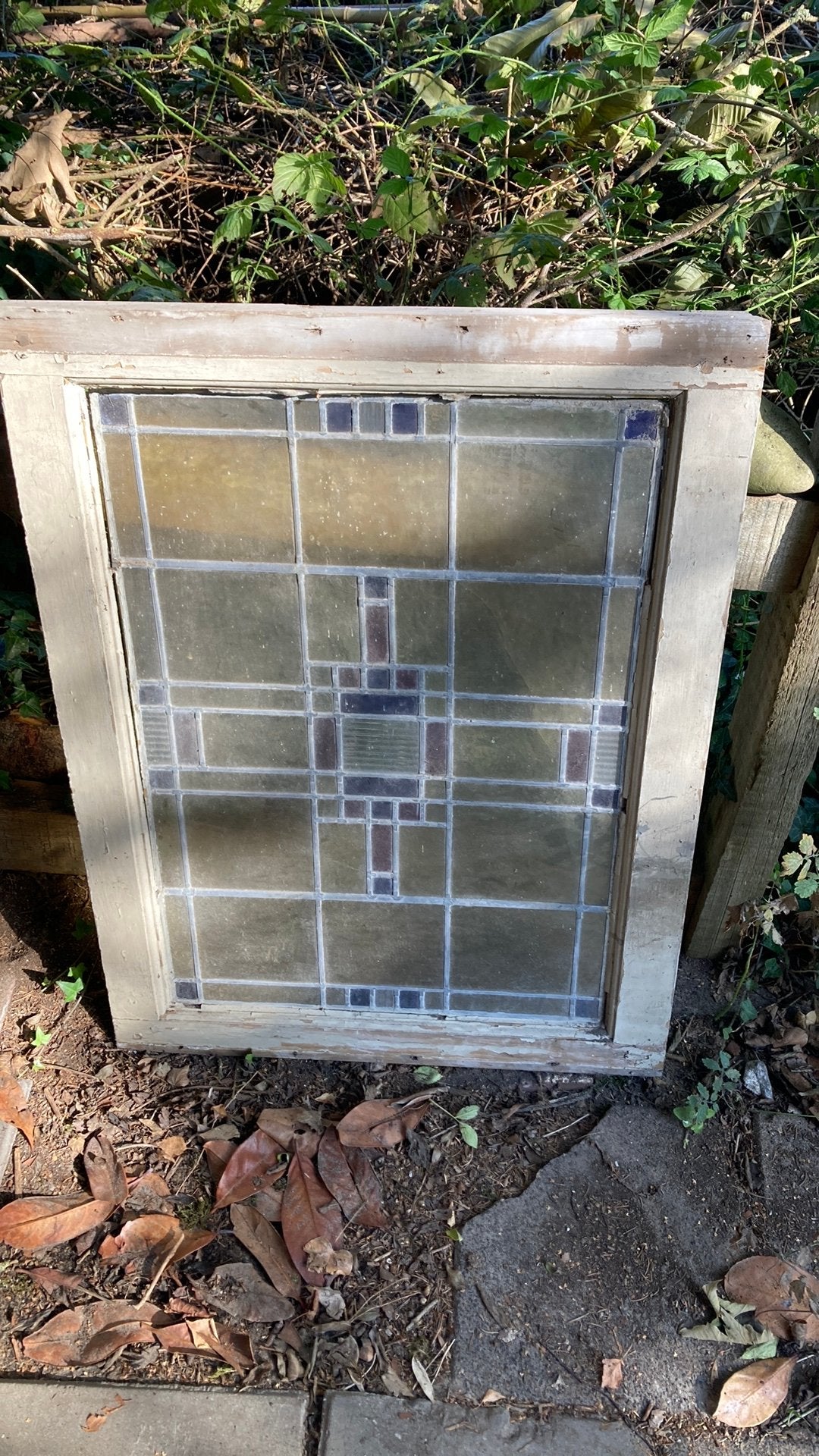 Glas in lood raam, Ophalen, Gevelraam of Ruit, Minder dan 80 cm, Glas in lood