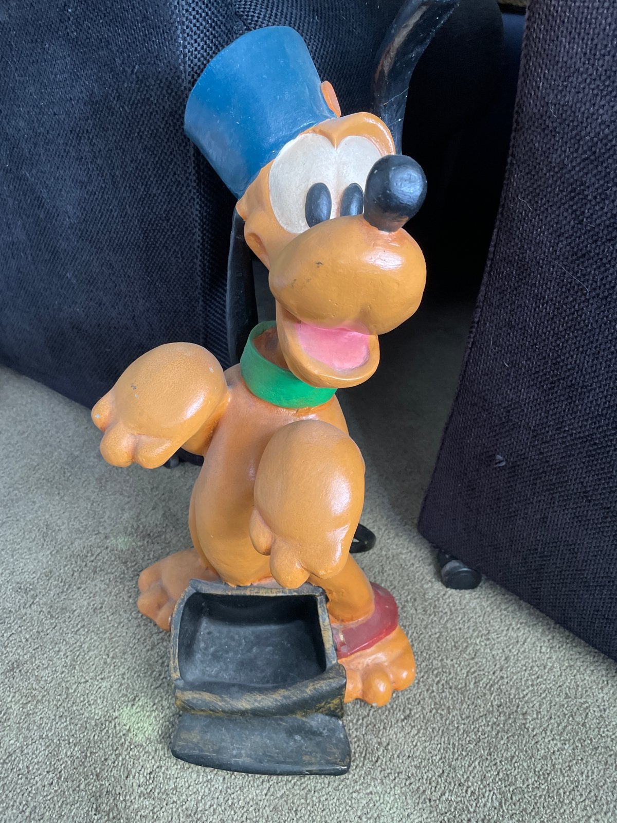 Big Fig Vintage Disney Pluto postbode, Ophalen of Verzenden, Gebruikt, Hond of Kat, Beeldje of Figuurtje