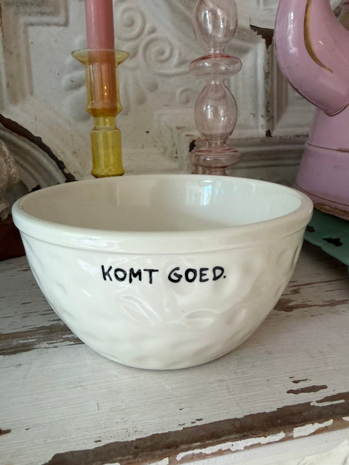 Anna + Nina voor Unox  ‘komt goed’ kom aardewerk, Nieuw, Ophalen of Verzenden, Kom(men), Overige stijlen
