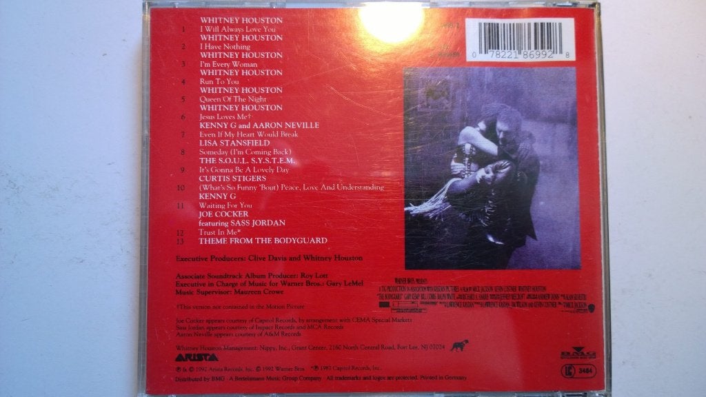 The Bodyguard (Original Soundtrack Album), Pop, Ophalen of Verzenden, Zo goed als nieuw, Album