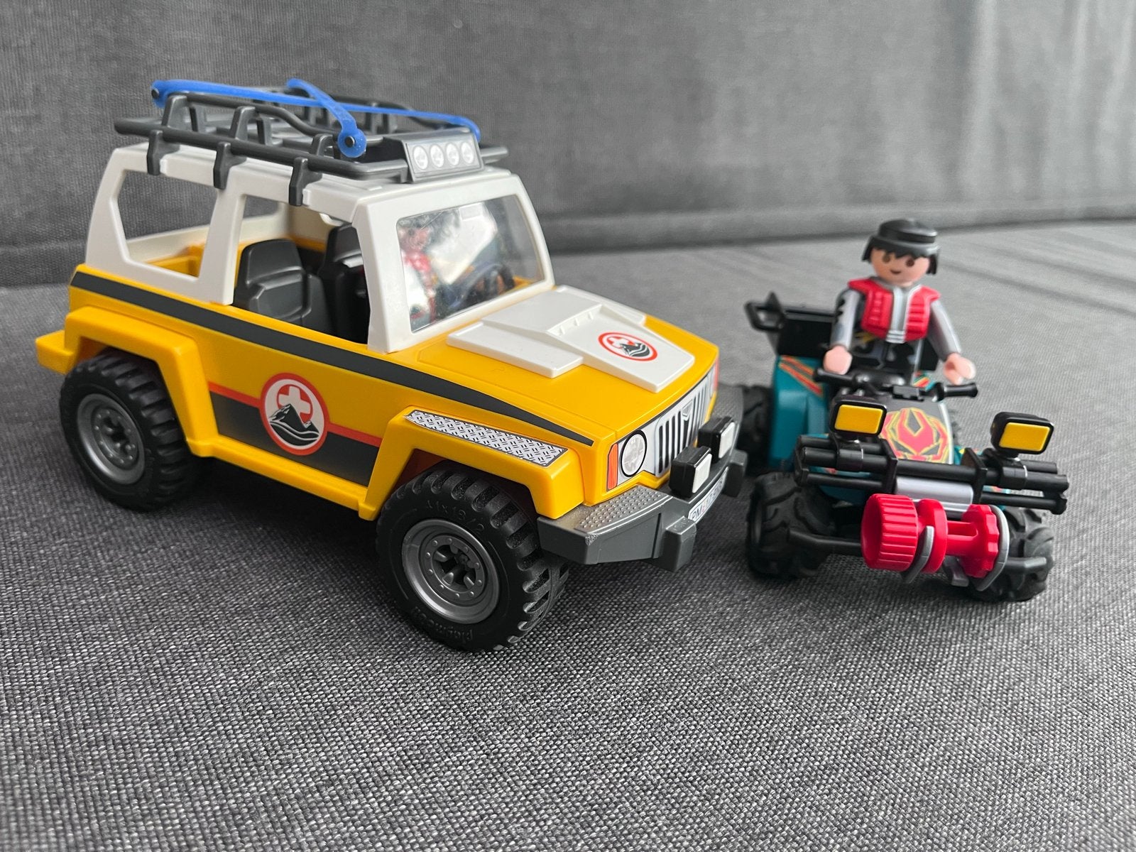 Playmobil Jeep en Quad met Figuren - Avontuurlijke Set, Ophalen, Zo goed als nieuw