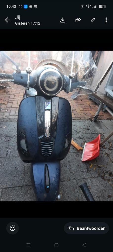 Vespa lx 50   4 takt  (  met papieren )  voor onderdelen, Ophalen, Gebruikt, Benzine, Vespa LX