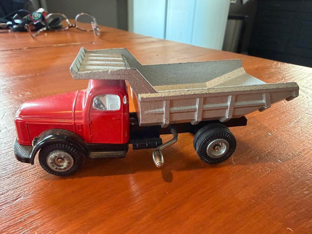 TEKNO DENMARK VOLVO KIEPAUTO, Ophalen of Verzenden, Zo goed als nieuw, Bus of Vrachtwagen, Tekno