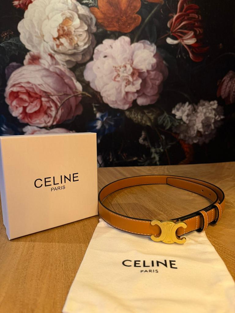 Celine riem belt bruin ( alle maten ), Ophalen of Verzenden, Zo goed als nieuw, Bruin, 100 cm of meer