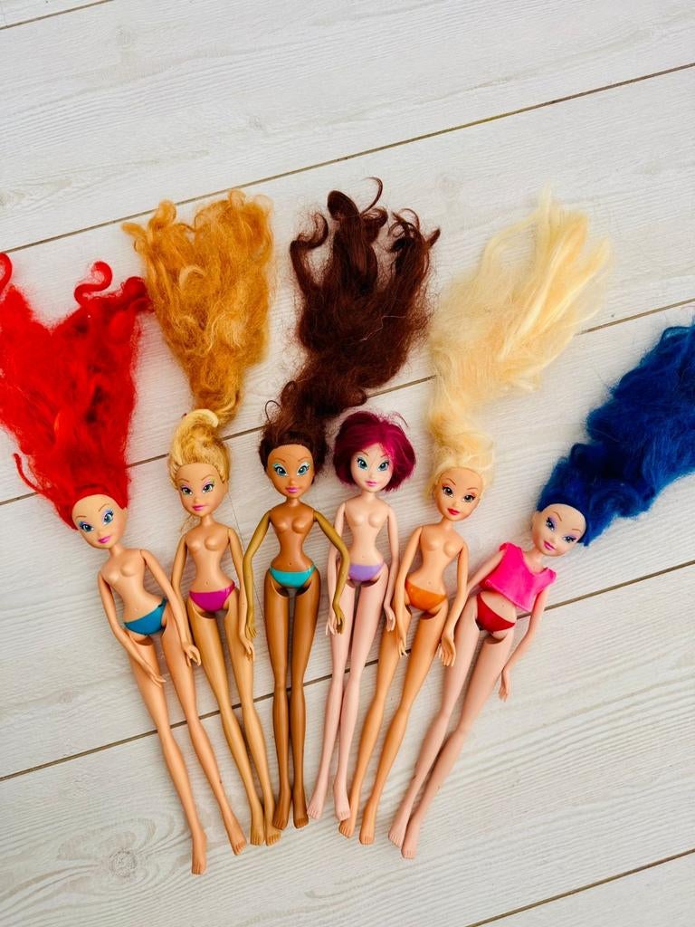 Set van 6 Winx Club poppen, Kinderen en Baby's, Speelgoed | Poppen, Ophalen, Babypop