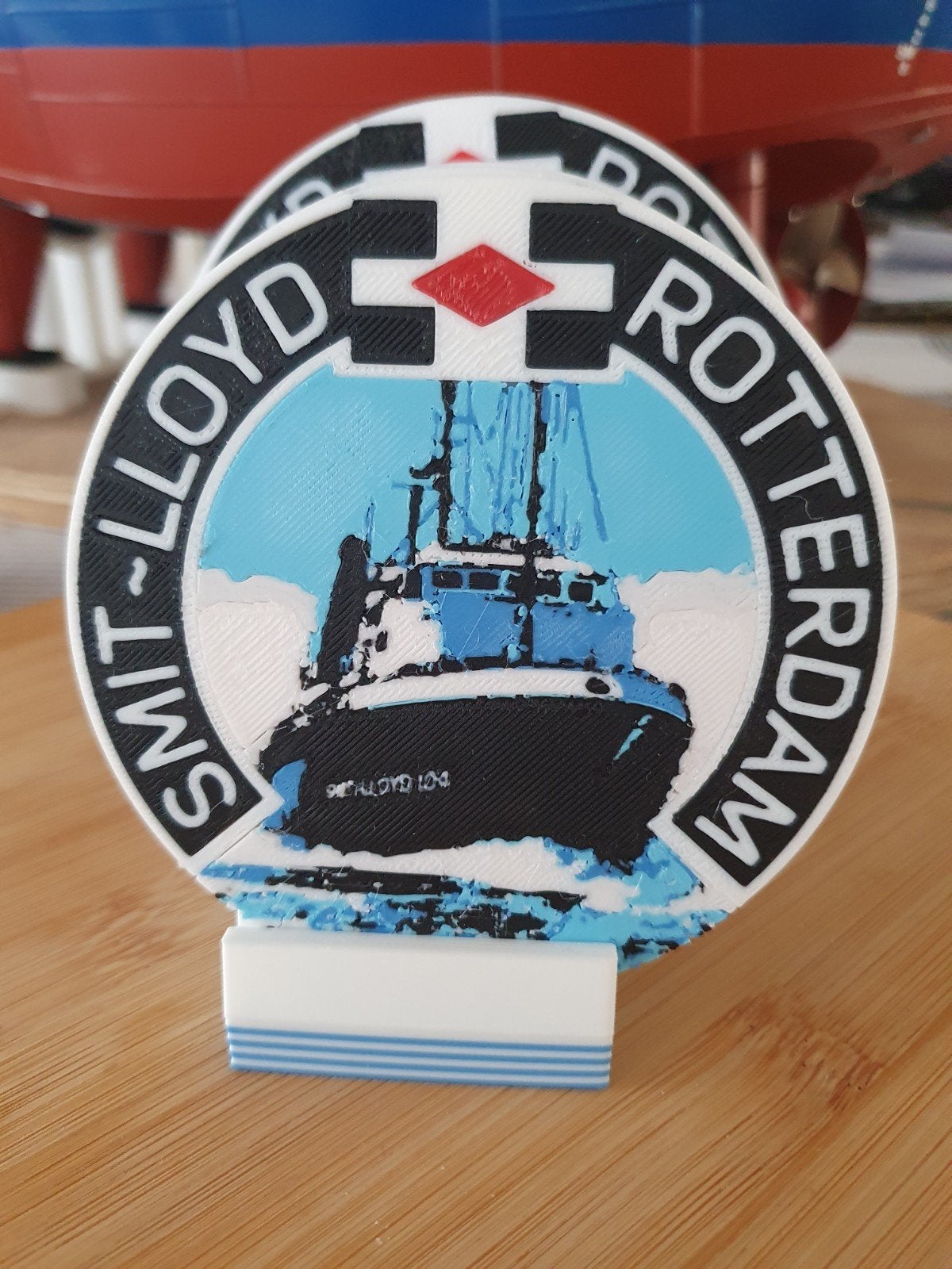 3D Onderzetters Set - Smit-Lloyd Rotterdam, Meerkleurig, Verzenden, Overige stijlen, Nieuw