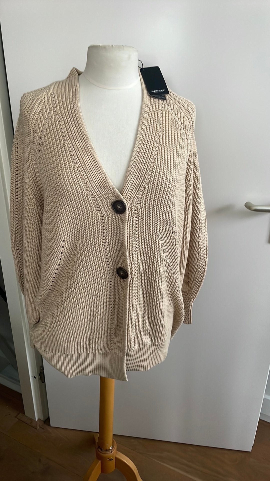 Repeat vest, Kleding | Dames, Ophalen of Verzenden, Nieuw, Maat 38/40 (M), Beige