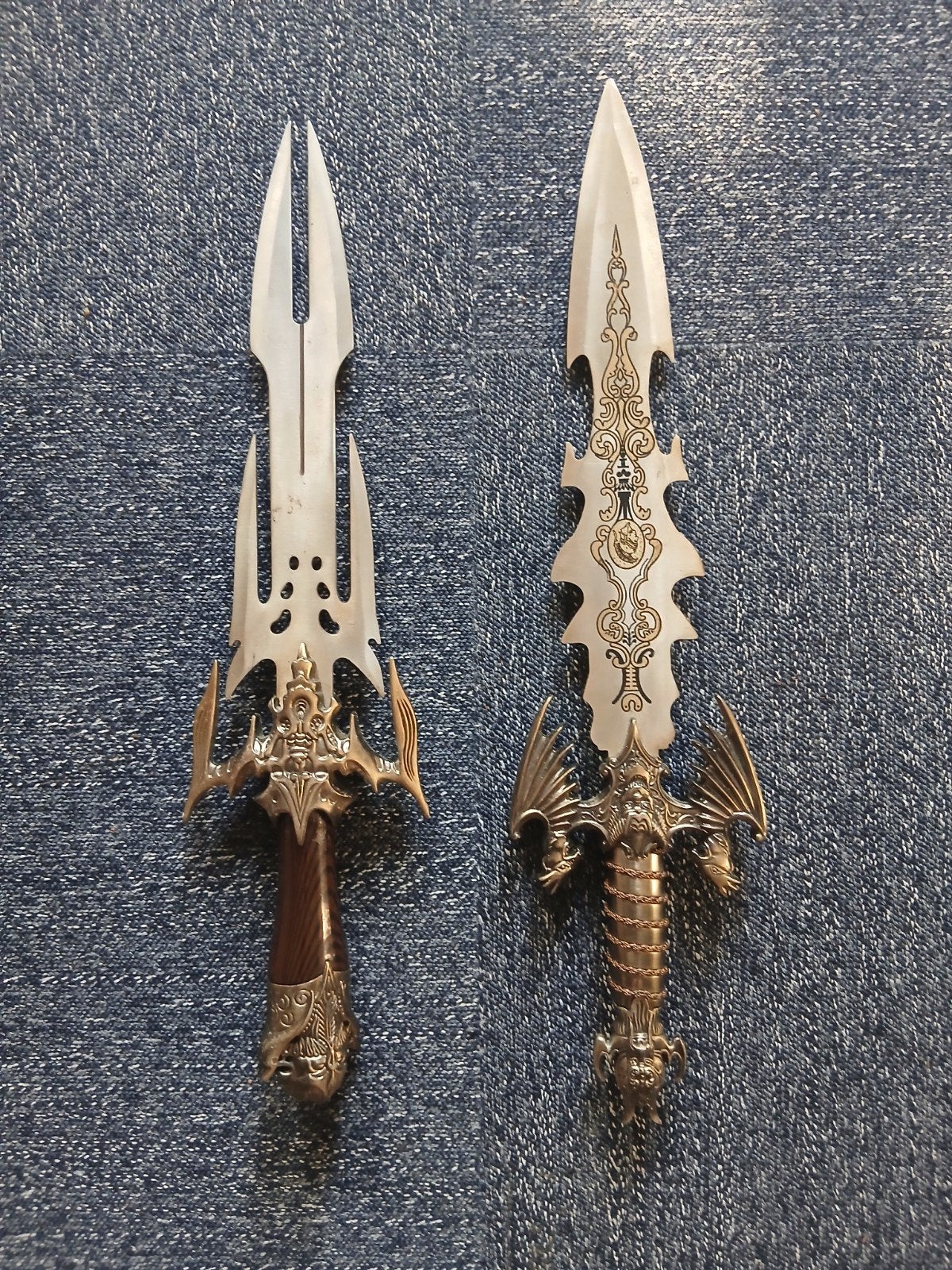 Set van 2 unieke collectors messen - Fantasy stijl, Verzamelen, Ophalen of Verzenden