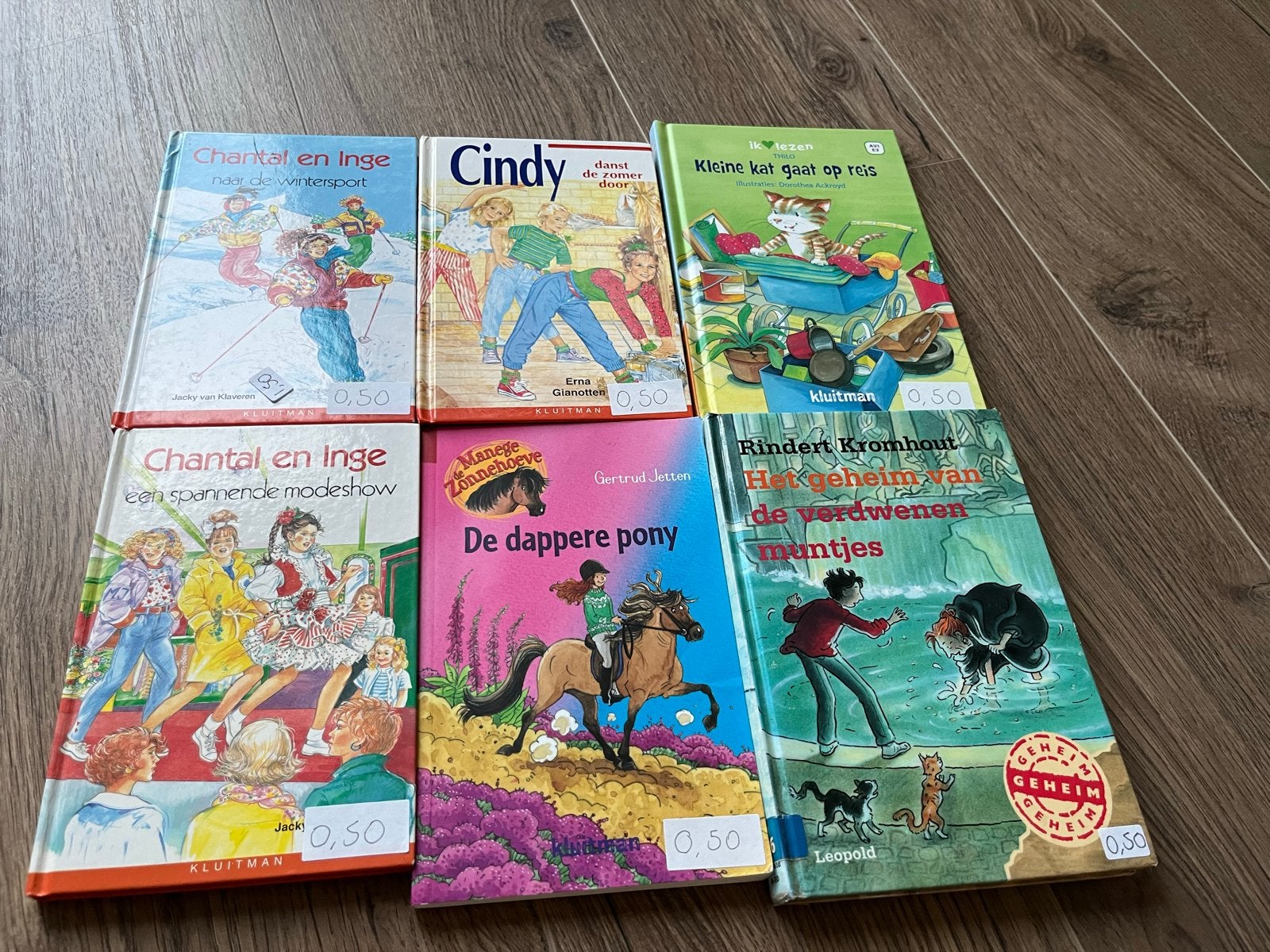 Kinderboeken 7/8 jaar - Cindy, Chantal en Inge, Pony, Kat, Ophalen of Verzenden, Gelezen, Fictie algemeen