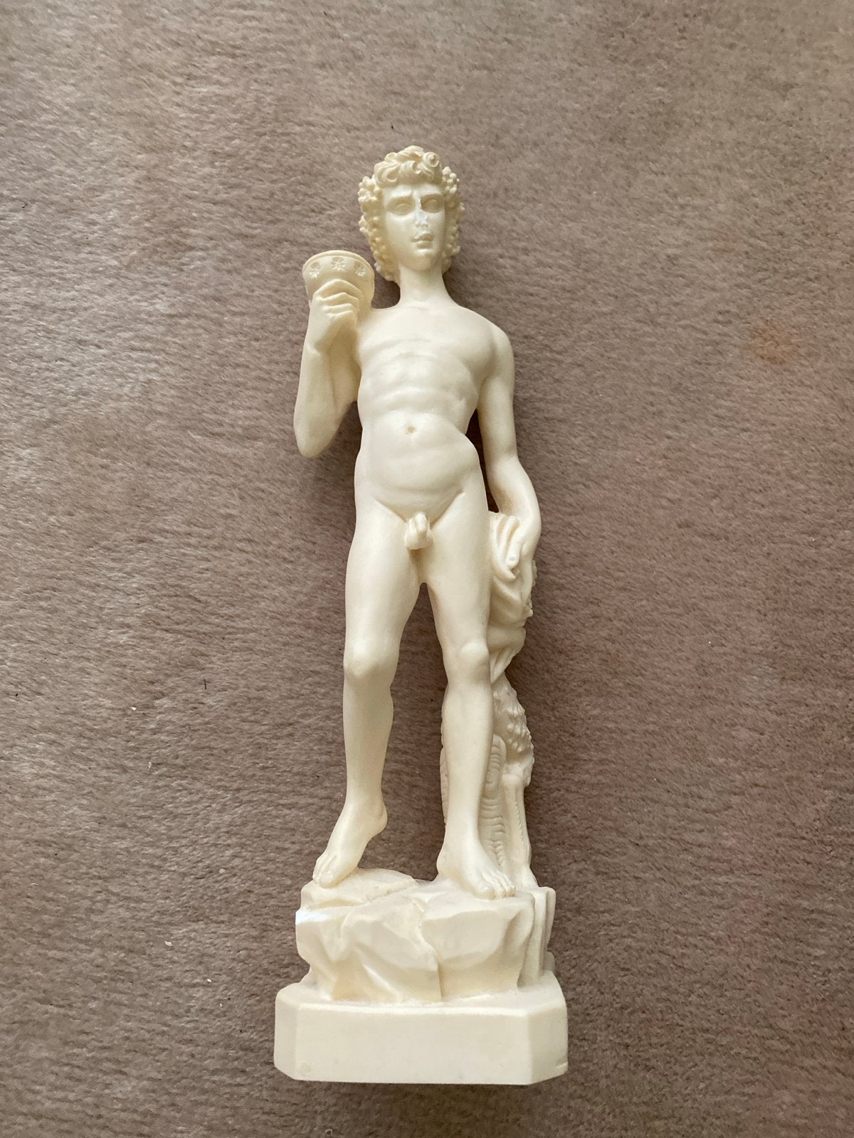 Bacchus beeldje - Made in Italy 26 cm, Ophalen of Verzenden, Handgemaakt, 20 - 50 cm, Beeld