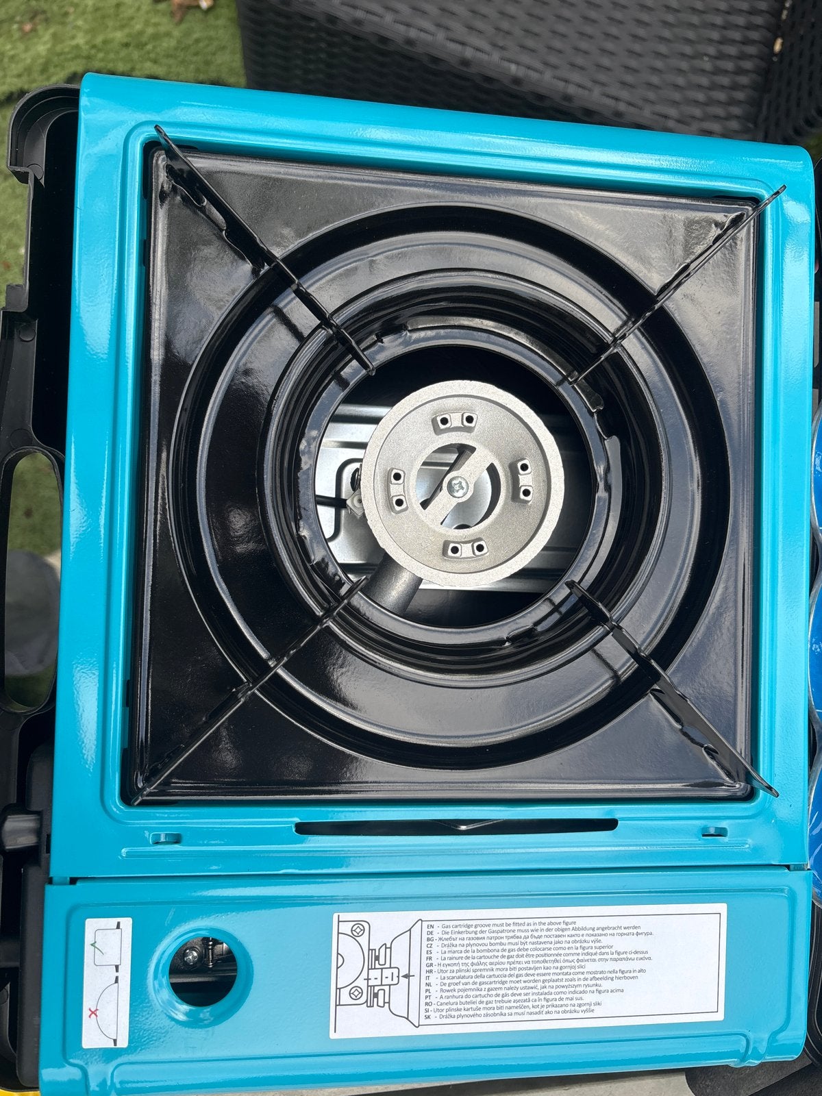 Froyak draagbaar gasfornuis met 4 gasbussen, Ophalen of Verzenden, Nieuw