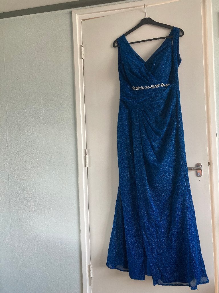 Jurk om in te schitteren, Blauw, Nieuw, Ophalen of Verzenden, Maat 36 (S)