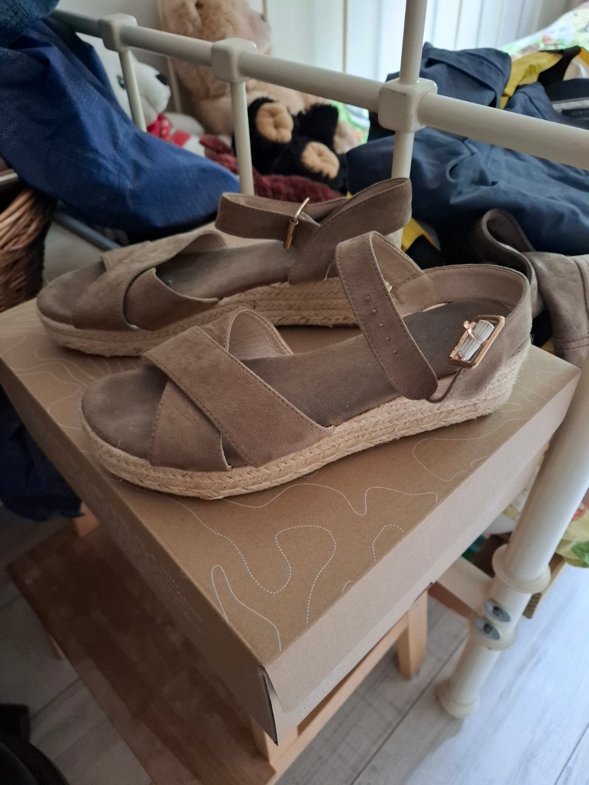 Espadrilles, Ophalen, Zo goed als nieuw, Groen, Espadrilles of Moccasins