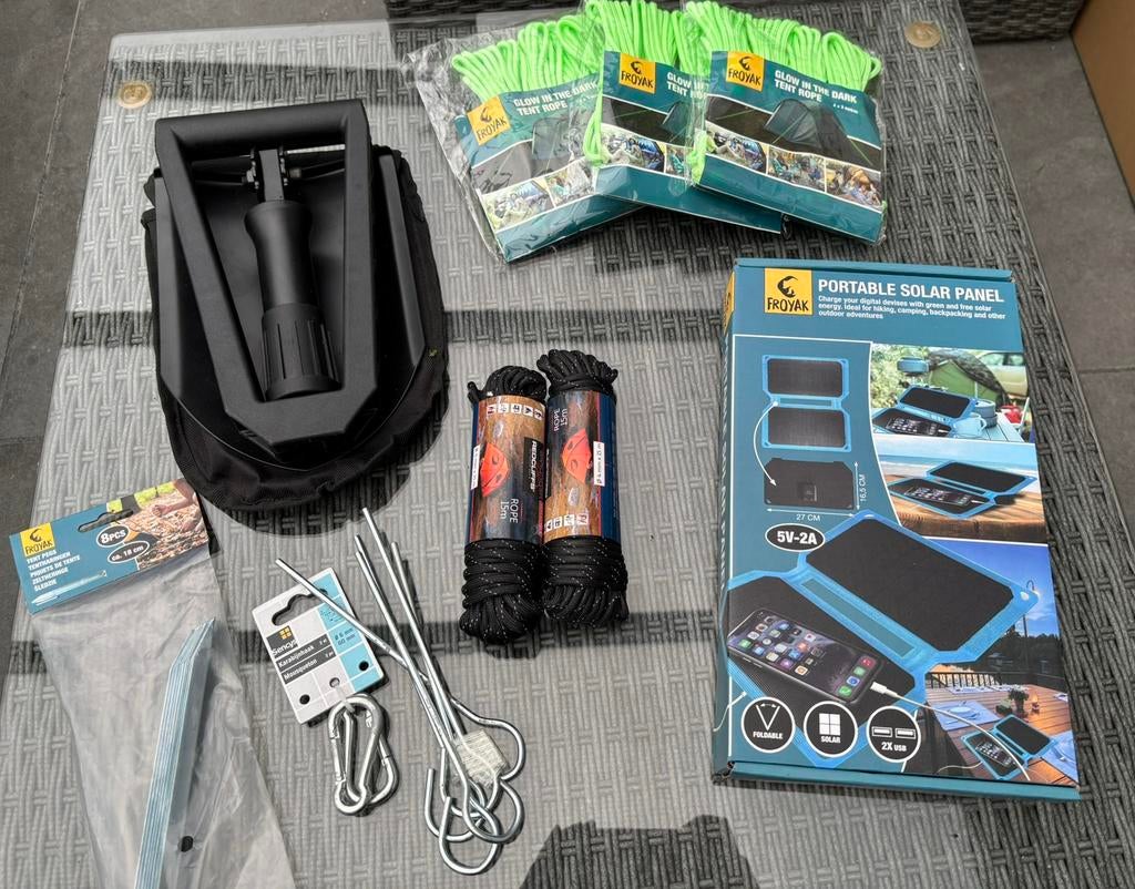 Set nieuwe camping spullen, Caravans en Kamperen, Kampeeraccessoires, Ophalen, Nieuw