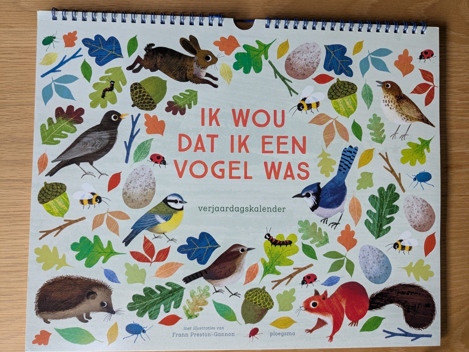 Verjaardagskalender nieuw ik wou dat ik een vogel was, Ophalen of Verzenden, Maandkalender, Nieuw