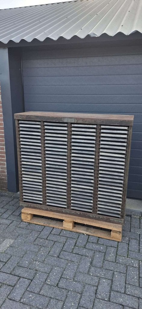 Vintage ladekast 100 laden( zeer oud), Ophalen, Gebruikt, -, -