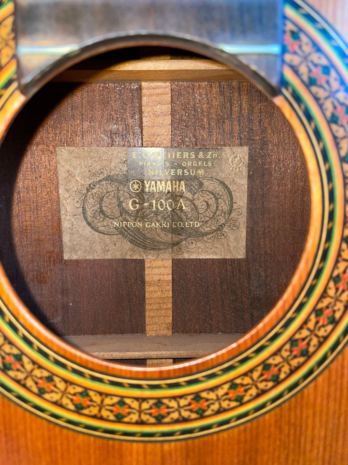 Yamaha G100A nippon gakki, Ophalen of Verzenden, Zo goed als nieuw, Klassieke of Spaanse gitaar