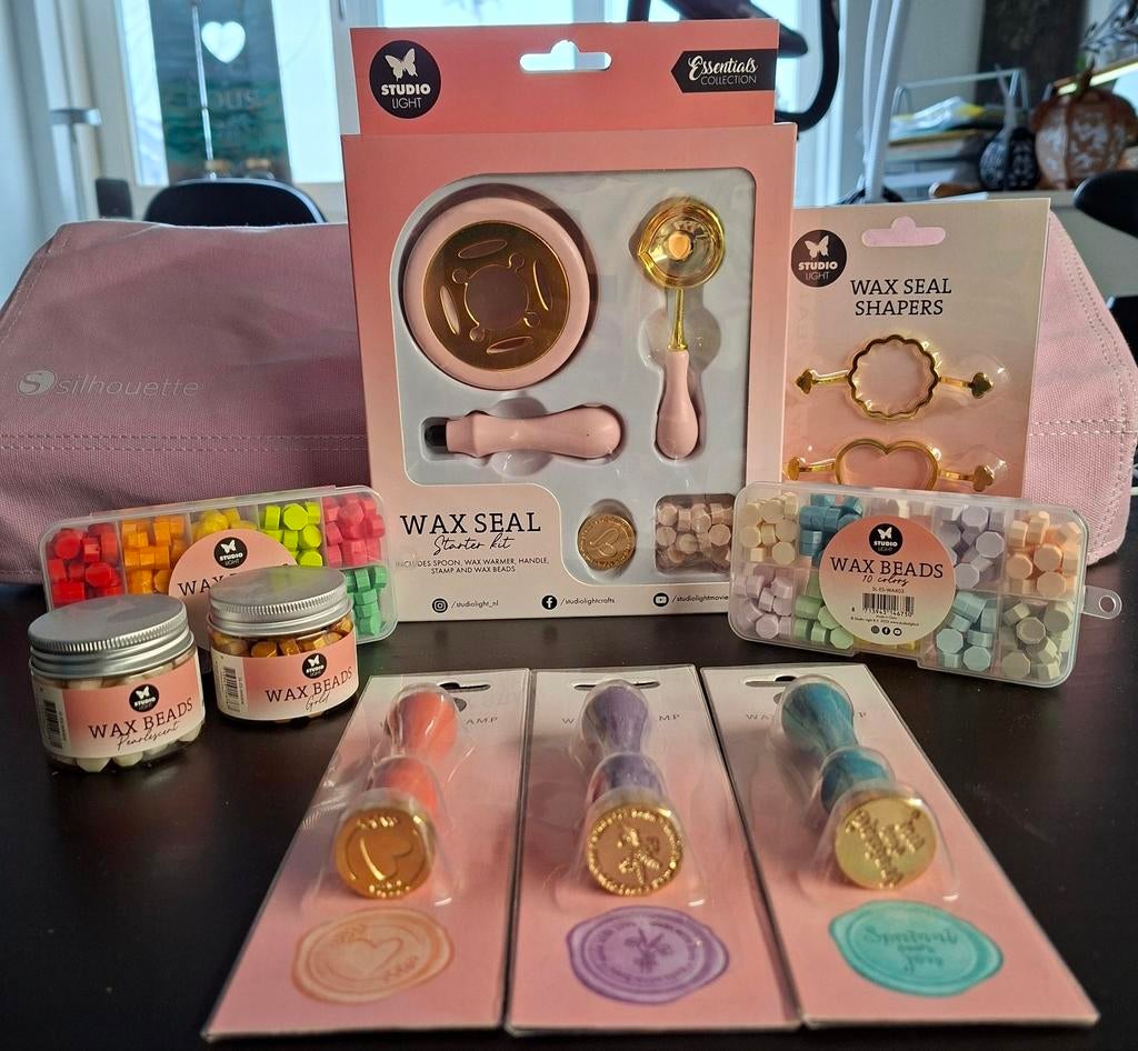 Wax zegels kit alles nieuw, Ophalen of Verzenden, Nieuw