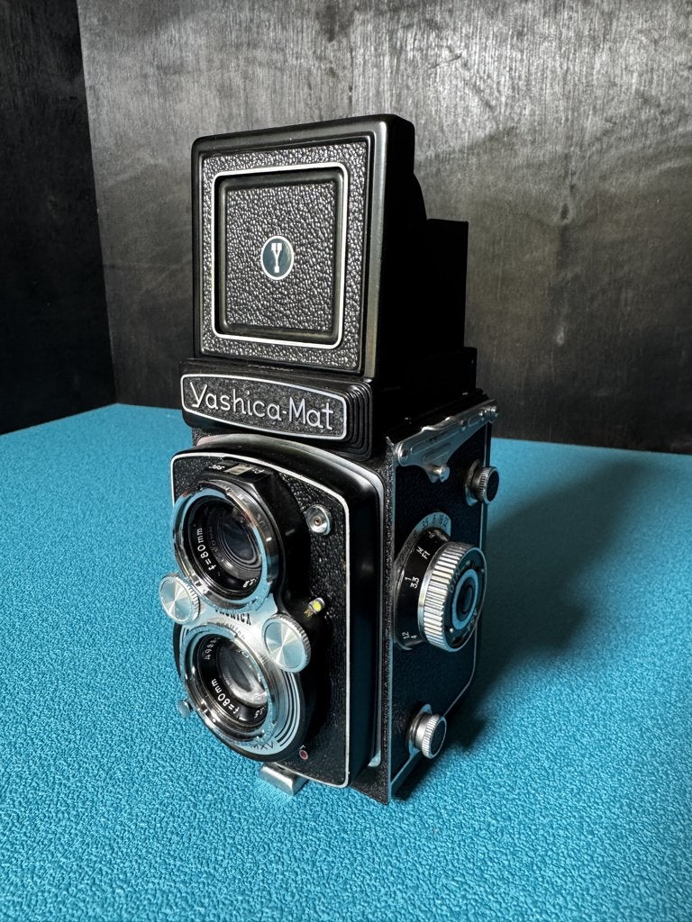 Yashica Mat 6x6 analoog camera, Ophalen of Verzenden, Zo goed als nieuw, Spiegelreflex, Overige Merken