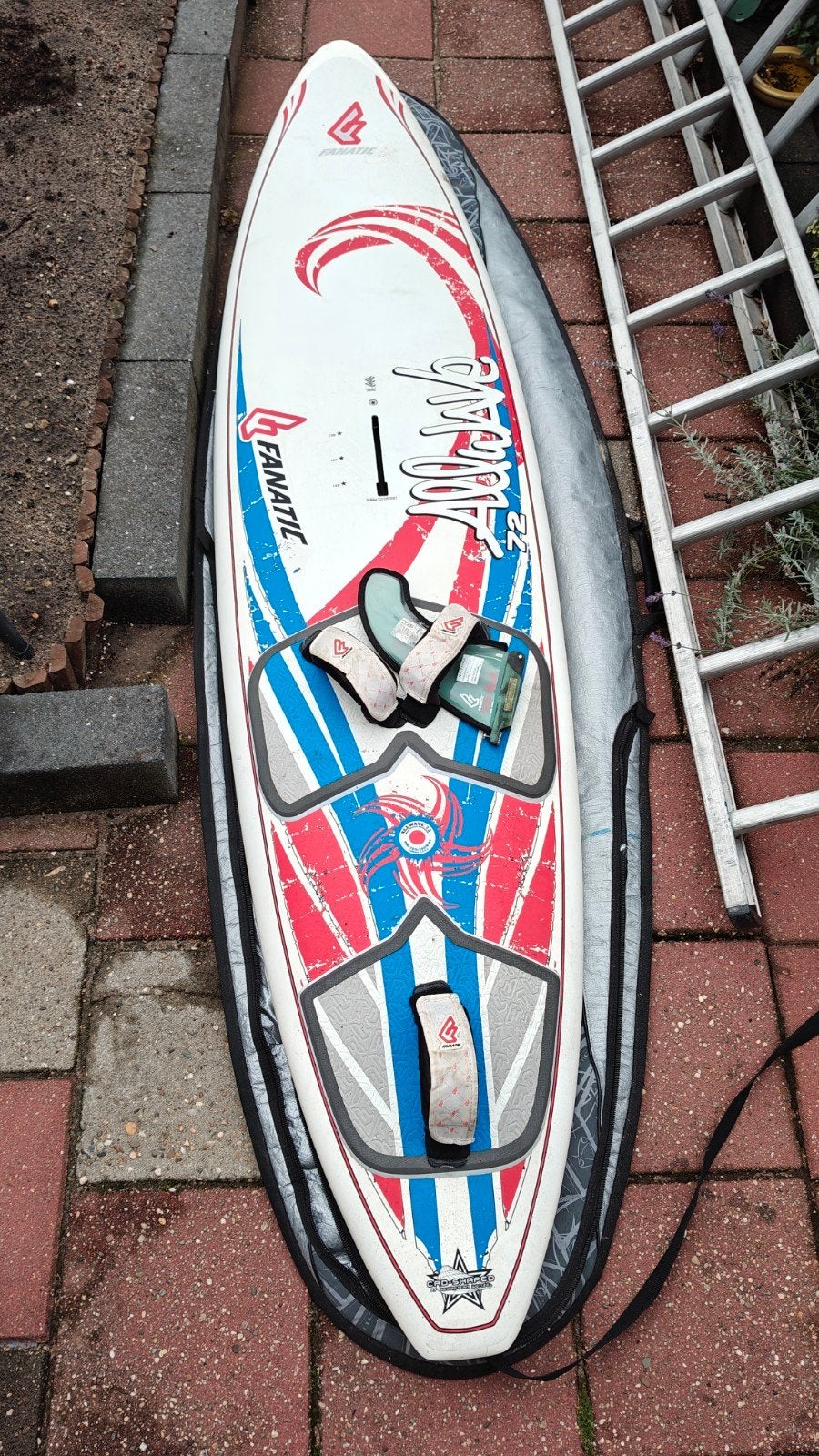 Fanatic Allwave 72 liter Windsurfboard, Watersport en Boten, Ophalen, Gebruikt, Minder dan 250 cm, Fanatic