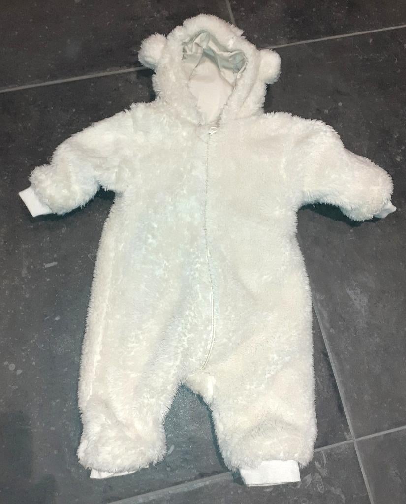 Baby wit berenpakje 68, Kinderen en Baby's, Ophalen of Verzenden, Nieuw, Jongetje of Meisje, Pakje