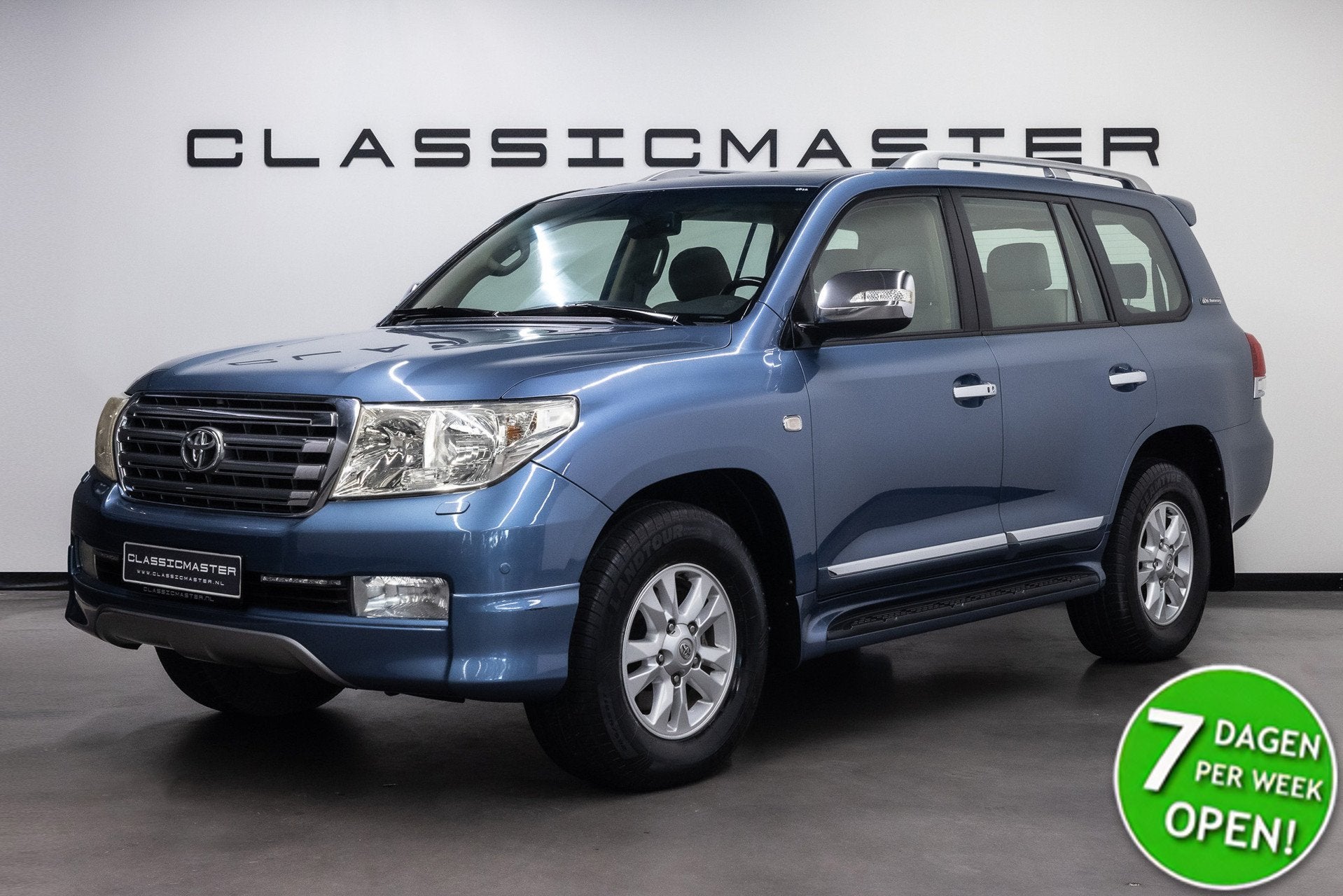 Toyota Land Cruiser 4.0 V6 VVT-i Executive 6 persoonsuitvoer, Gebruikt, Beige, Blauw, 7 stoelen
