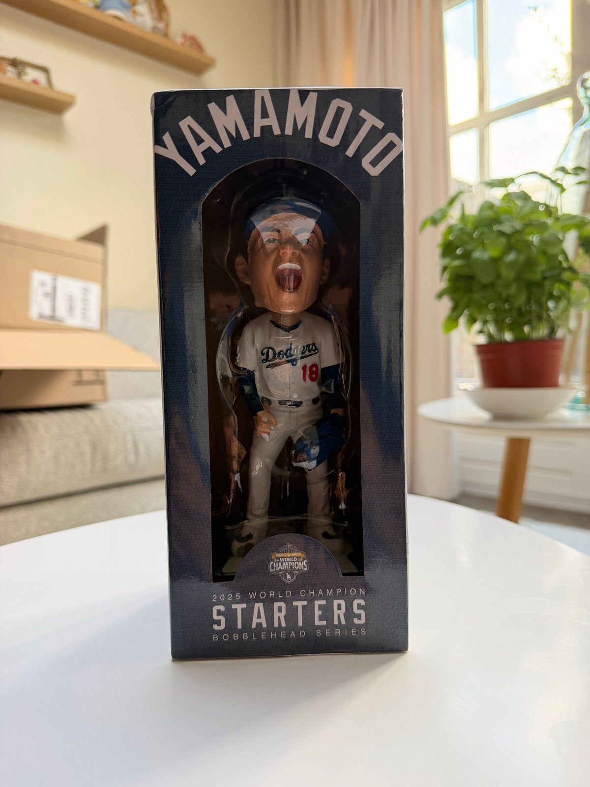 Yoshinobu Yamamoto Bobblehead - 2025 World Champion Starters, Ophalen of Verzenden, Nieuw