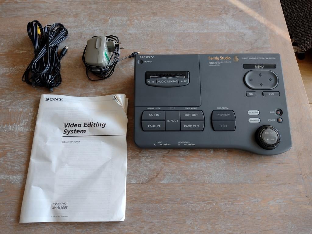 1994 Sony XV-AL100E video editing system, Ophalen of Verzenden
