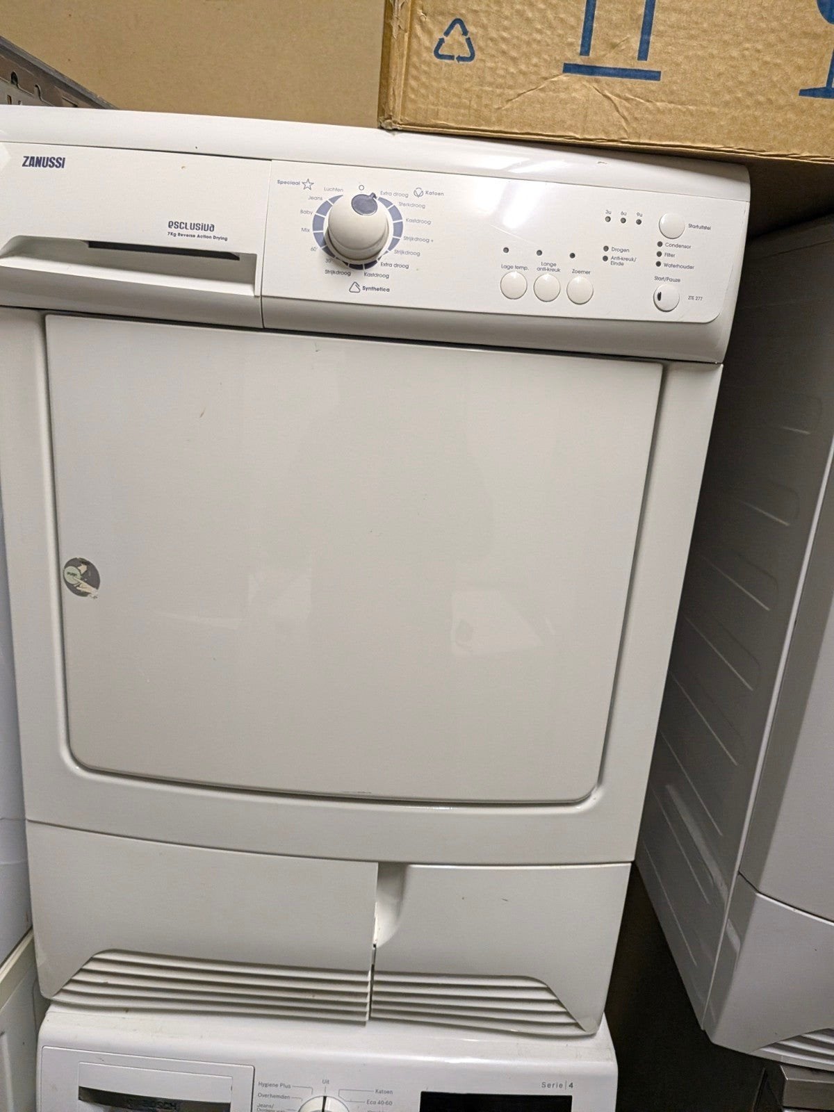 Zanussi warmtepompdroger - Werkt nog prima!, Ophalen, Gebruikt, Overige typen, Energieklasse A of zuiniger