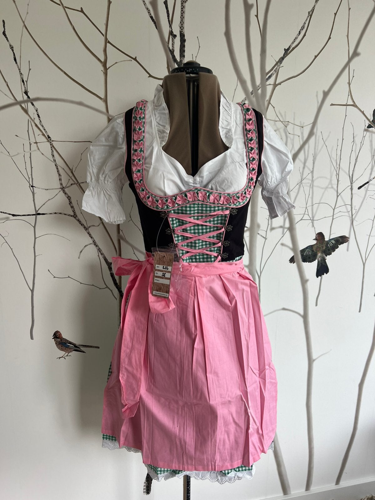 Dirndl 3-delig maat 38 nieuw hertzensschatz, Kleding | Dames, Ophalen of Verzenden, Zo goed als nieuw, Maat 38/40 (M), Overige thema's
