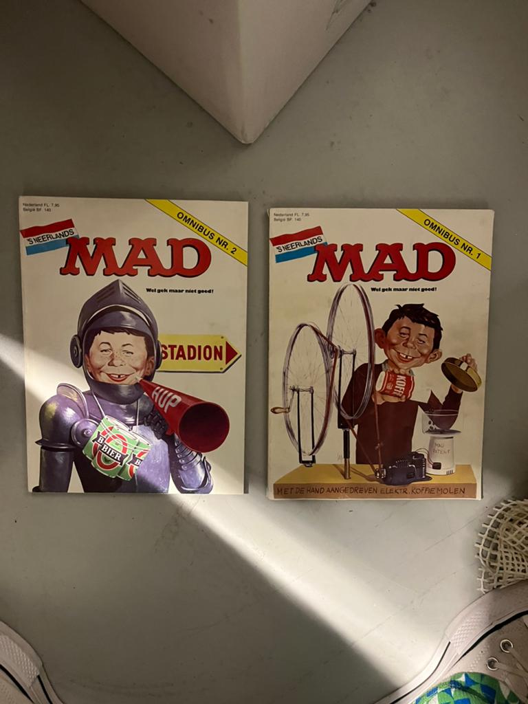 MAD Omnibus Nr. 1 en Nr. 2, Boeken, Tijdschriften en Kranten, Ophalen of Verzenden, Gelezen, Overige typen