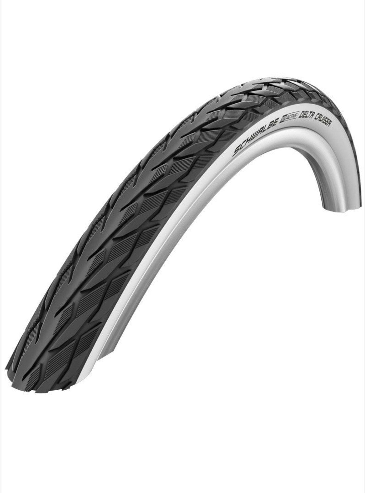 Schwalbe Delta Cruiser 28x1.10 Whitewall 28-622 Buitenband, Band, Nieuw, Ophalen of Verzenden, Rubber