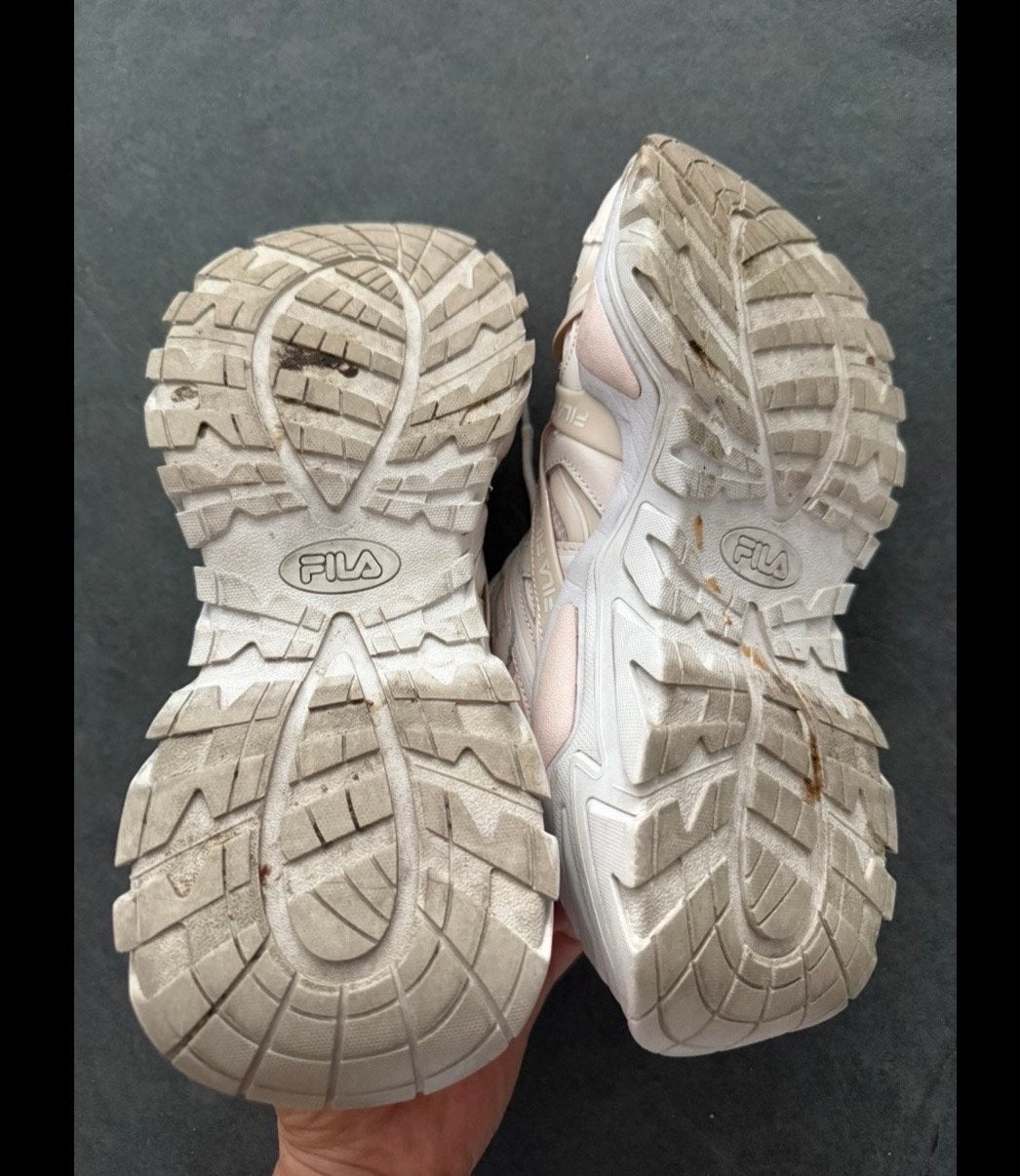 Gedragen FILA sneakers, maat 38, Verzenden, Gedragen, Wit, Sneakers of Gympen