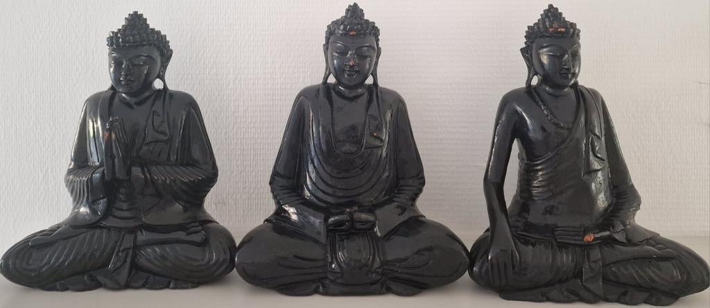 Grote Boeddha beelden van hout, Huis en Inrichting, Woonaccessoires | Boeddhabeelden, Ophalen of Verzenden, Gebruikt