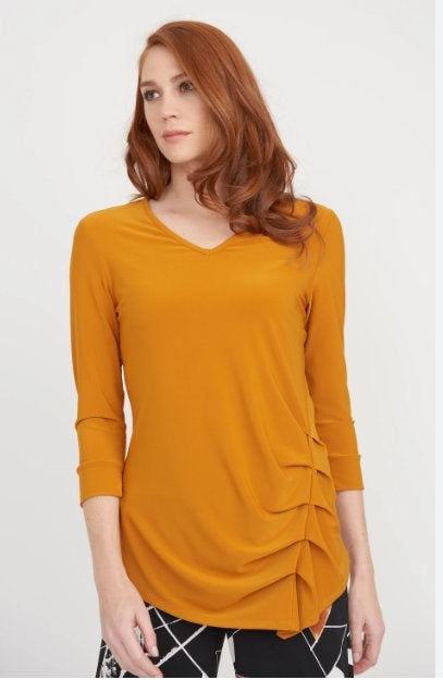 Joseph Ribkoff chique okergeel apart tuniek mt 38/40, Maat 38/40 (M), Verzenden, ., Geel
