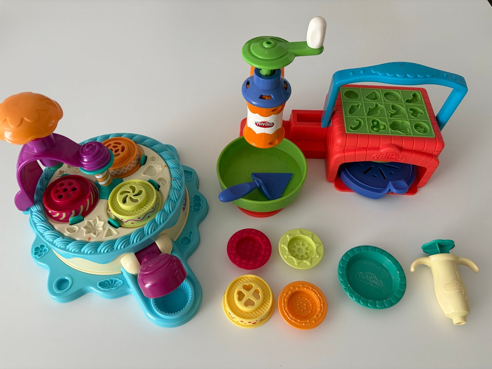 Play-Doh speelset (2) taart en pizza oven, Kinderen en Baby's, Ophalen of Verzenden, Gebruikt, Jongen of Meisje