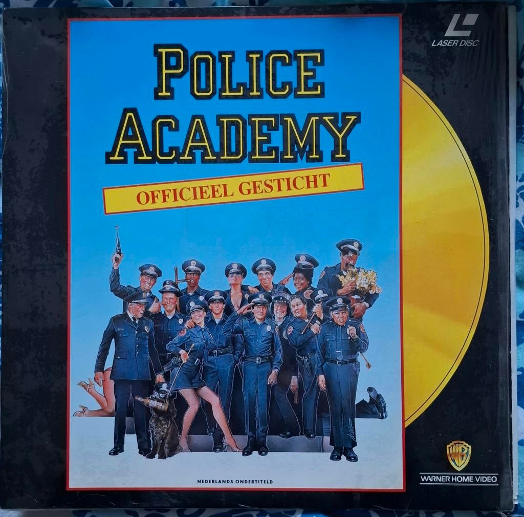 Laserdisc police  academy  NL ondertiteld, Alle leeftijden, Ophalen of Verzenden, Gebruikt