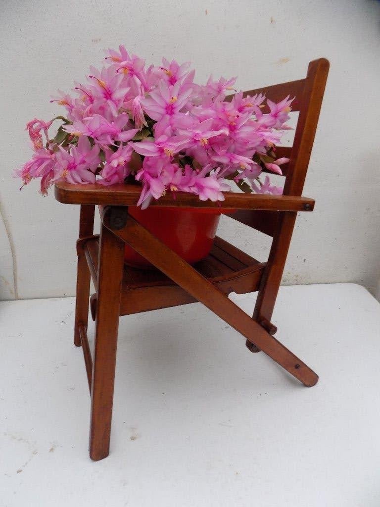 Stoel tafeltje kinderstoel poppenstoel 1960 hout vintage, Ophalen of Verzenden, Gebruikt, Hout