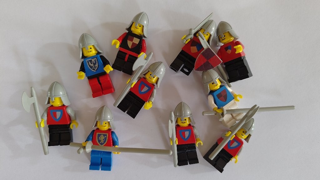 Vintage LEGO Ridders minifiguren, Inclusief minifiguren, Gebruikt, Overige thema's, Lego